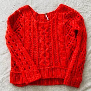 ✨SOLD✨ Free People Cable Knit Sweater